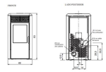 Estufa de pellets canalizable edilkamin modelo CHIP2 PLUS - Imagen 3